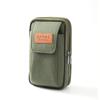 Bolsa de Lona para Celular Bolsa de Cintura Masculina com Cinto para Vestir Bolsa para Celular Multifuncional Porta-Moedas Estojo para Celular para Local de Trabalho Bolsa de Cinto