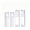 Gotero de Plástico Transparente Tipo Push de 5-15 ml Sub-Botella para Cosméticos Botella para Solución Original de Esencia Ampolleta Pequeña