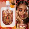 Carnaval Festival de Ação de Graças Transfronteiriço Maquiagem Holográfica Criativa de Peru Gel com Glitter de Folha de Bordo Gel Brilhante para Corpo e Rosto