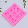 Molde de Silicona para Azúcar con Letras Inglesas Creativas, Arcilla Ultraligera, Chocolate, Pastel Decorativo, Galleta, Horneado