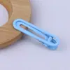 Pasador Hueco de Color Caramelo de 6 cm, Accesorio de Cabello Colorido, Pinza de Pato Transparente, Accesorio de Cabello DIY, Pinza Lateral en Forma de U para Flequillo, Pinza de Cabello en Forma de U para Mechones Sueltos