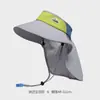 Chapéu de Proteção Solar Infantil, Proteção Solar de Verão, Proteção UV, Chapéu de Sol para Passeio ao Ar Livre de Meninos e Meninas, Xale, Aba Larga, Estilo Fino