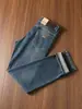 Otoño/Invierno 2025 Hombres Gruesos Casual Americano Lavado Mezclilla Rectos Ajuste Delgado Versátiles Algodón Jeans