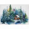 Nuevos manteles individuales navideños transfronterizos con diseños de árbol de Navidad, muñeco de nieve y renos, directos del fabricante, populares manteles individuales de lino