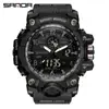 Sanda 3008 Relógio Aliexpress Masculino Jovem Esportivo Tendência Versão Coreana Relógio Digital Criativo Multifuncional
