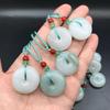 Colgante Flor Flotante Cui de Tianshan de Xinjiang Jade de Tianshan Tarjeta Nada Ruyi de Doble Cara Hebilla Segura Suministro en Vivo