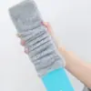 Plumero para quitar el polvo casero plumero de plumas de pollo eliminación de polvo barrido ceniza mango largo limpieza de ranuras plumero removedor de polvo plumero retráctil electrostático