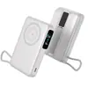 Pantalla Dinámica Pantalla Digital Carga Inalámbrica con Soporte de Cable Integrado Power Bank Magnético 10000mAh Carga Súper Rápida 22.5W