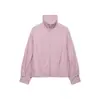 Atacado Outono 2026 Novo Estilo Europeu e Americano Roupas Femininas Cor Sólida Gola Alta Solta Jaqueta Casual 26543
