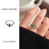 Anillo de plata tailandesa Lan zhi con cruz no se desvanece anillo de cola personalidad cruzado anillo abierto transfronterizo anillo de plata esterlina 925 al por mayor