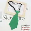 Corbata JK para Mujer Estilo Coreano Estilo Japonés Versión Amplia Universitaria Color Sólido Sin Nudos Corta Infantil Estudiante Casual Accesorios de Uniforme Escolar