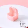 Caja de Embalaje Colorida Miniatura Simulada Accesorios de Resina Plato para Comida y Juego Decoración Hecha a Mano Casa de Muñecas DIY Casa de Juego Juguetes