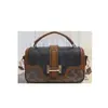 Bolsa Transversal com Aba Estampada 2026 Novo Modelo Luxo Leve Clássica Pequena Quadrada Fashion Versátil Bolsa de Mão Bolsa de Ombro Nova Bolsa Feminina
