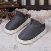 Comércio Exterior Transfronteiriço novos sapatos acolchoados de algodão para idosos homens e mulheres inverno vestuário externo salto bolsa forro de lã interior quentes sola grossa sapatos acolchoados de algodão para homens