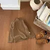 Ropa Térmica de Media Altura para Niños, Capa Base para Bebé, Ropa Nueva de Invierno, Estilo Coreano, Top Rayado, Capa Base Gruesa y Cálida