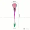Pincel de Maquiagem Cruzado para Cintura Fina, Pincel Grande Único para Blush, Pincel Macio e Fofo para Pó Solto, Ferramenta de Beleza para Fixação e Esfumar Maquiagem