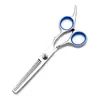 Venta al por mayor de fábrica juego de tijeras para cortar el pelo de 6 pulgadas tijeras profesionales dentadas tijeras finas para salón de belleza tijeras finas de gama media