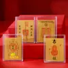 Pegatinas para Teléfono que Atraen Oro con Superficie Dorada que Atraen Riqueza, Regalos Promocionales para Atraer Negocios, Mayoreo