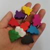 Piezas de Juego de Memoria de Parchís Juego de Mesa con Forma Humana de Cabeza Redonda Juguetes Educativos Piezas de Damas de Colores Accesorios para Juego de Monopolio