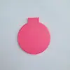 Espejo Plegable Portátil Pequeño de Alta Gama Casual Espejo Cosmético de un Solo Lado Creativo Redondo de Aluminio para Mujer Mini Maquillaje
