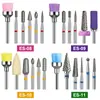 Set de Brocas de Diamante para Manicura Transfronterizo 6 Piezas En Caja Pre-Procesamiento para Eliminar Piel Muerta Set de Brocas de Alta Calidad