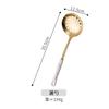 Conjunto de Utensílios de Cozinha de Aço Inoxidável de Luxo Nórdico Conjunto de Sete Peças Cabo de Cerâmica Colher de Sopa Sopa Escorredor Suprimentos de Cozinha Utensílios