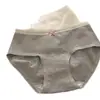 No te preocupes por la ansiedad 7A Extendido y Ensanchado Antibacteriano Algodón Puro en la Entrepierna Ropa Interior para Niñas Cintura Media Todo Algodón Suave