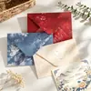Sobres Florales Vintage en Relieve con Paisajes de Primavera Transfronterizos con un Toque de Lujo, Invitaciones Frescas y Románticas para Ocasiones Especiales
