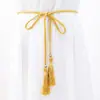 Cadena de Cintura Bohemia Trenzada Estilo Étnico para Mujer, Accesorios de Cintura de Diseño de Alta Gama, Accesorios de Ropa Versátiles Retro