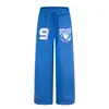 Calça Moletom Casual com Estampa de Letras Retro Americana para Homens e Mulheres, Novo Estilo Primavera 2026, Calça Esportiva Casual Solta Estilo Preguiçoso