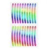 Adesivos Refletivos para Cubo de Roda de Motocicleta Arco-Íris Carro Alta Refletividade Decoração de Bicicleta Veículo Elétrico Adesivos Refletivos para Roda