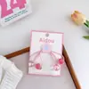 Laço de Cabelo Infantil Coreano Cereja Morango Scrunchie Doce Fruta Envolto Laço de Cabelo Meninas Elástico Presilha de Rabo de Cavalo Acessórios de Cabelo