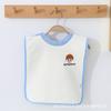 Toallita de Coral para Niños, Lavabo Doméstico para Cara, Impermeable, Babero para Guardería, Antivómito, Absorbente de Agua y Secado Rápido