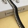 Em estoque Renda de Fita Bolha com Pérolas Artificiais, Renda de Barreira, Renda Tecida Fina, Feita à Máquina, Crochê, Acessórios Decorativos DIY para Roupas, Sapatos, Chapéus