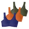 Ropa Interior Sin Costuras de Seda de Hielo para Mujer, Talla Grande, Sin Aros, Chaleco Deportivo para Mujer, Transpirable, Hermoso Espalda, Sujetador Fino Cómodo