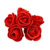 Cabeça de flor rosa de espuma de 3,5cm flor rosa de espuma flor falsa arco de casamento com flor caixa de doces acessórios de decoração