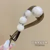 Pinza para el pelo de plátano estilo coreano y japonés, Nueva pinza transparente de torsión cruzada, Pinza vertical para coleta trasera con dientes, Pinza para el pelo