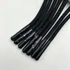 Cordões coloridos com ponteiras de borracha, cordões de silicone para capuz, cordões para calças casuais, cordões pretos de poliéster, atacado do fabricante de Dongguan