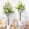 Simulación de Interior para el Hogar Planta Verde Árbol de Jazmín en Maceta Casa de Huéspedes Hotel Piso Planta Decorativa Adornos de Árbol Falso