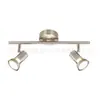 Foco Spotlight Recorte de Cuerno Níquel Arena Electrochapado Gu10 1 Luz 2 Luces 3 Luces 4 Luces Foshan Frontera Especial Fábrica Personalización