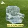 Sofá Inflable con Patrón para Adultos al Aire Libre en Casa Foto de Celebridad de Internet Sofá Perezoso de PVC Transparente Estilo de Camping de Moda