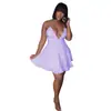 Transfronterizo AL104 Abastecimiento transfronterizo de Amazon Vestido de mujer europeo y americano sexy sin mangas espalda descubierta falda falda de muñeca