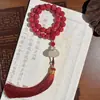 Nueva Serie Estilo Chino Pulsera de Bodhi Rosa Lema de Seis Caracteres Doble Círculo Pulsera de Mano Cuentas Budistas Rosario Al por Mayor