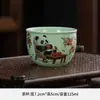 Taza de té Cerámica Taza de degustación de té Taza de anfitrión Personalidad creativa Jarra de agua Taza Taza de cuenco Jianzhan Capacidad grande individual Tamaño grande Hogar