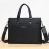 Pasta para Documentos, Pasta Executiva para Conferência de Viagem de Negócios, Bolsa de Ombro Casual de Tecido Oxford Repelente à Água, Bolsa Masculina Moderna para Deslocamentos de Negócios
