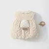 Chaleco para Bebé 120g Chaleco Acolchado de Algodón Protector de Vientre para Otoño e Invierno, Top Cálido de Forro Polar para Bebés y Niños