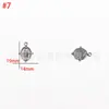 Venta al por mayor del fabricante Acero Inoxidable Presión de Aceite Colgante Cabeza Humana DIY Estilo Europeo y Americano Colgante Personalizado Accesorios de Joyería DIY