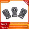 Fivela de plástico de 1,5 cm para bolsa pompom, fivela de ajuste de correia, fivela de cintura, fivela quadrada, preta, pode ser personalizada