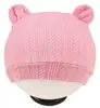 Sombrero para Bebé Recién Nacido Más Vendido en Amazon Lindo Sombrero de Punto con Orejas de Oso para Niños y Niñas Moda Sombrero sin Visera Venta al por Mayor