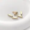 Cuentas Tubulares Rectangulares de Relleno de Oro de 14K que Conservan el Color, Cuentas Espaciadoras Tubulares Largas en Forma de Rombo, Material para Joyería de Pulseras DIY Ensartadas a Mano